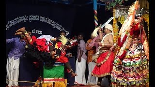 Yakshagana  Shri Devi mahatme  25  Manya as Rakthabeejasura [upl. by Allecnirp]