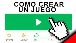 ROBLOX▣ COMO CREAR TU PROPIO JUEGO  Muy Fácil▣ [upl. by Clougher]