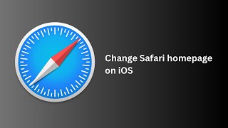 How to change your Safari homepage on iPhone and iPad [upl. by Mihe]