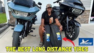 Putting New Tires On My 2024 HarleyDavidson Road Glide  Michelin Commander III Touring [upl. by Odnala91]