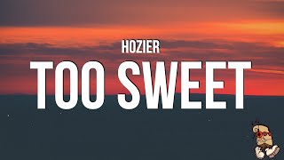 Hozier  Too Sweet Lyrics [upl. by Antoine]