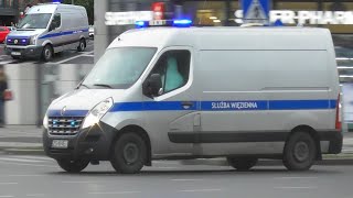 Polish Prison Transport│Alarmowo ► Służba Więzienna SW [upl. by Imoen858]