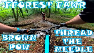 FForest Fawr MTB Trails  Thread the needle amp Brown Pow [upl. by Nallij]