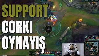 SUPPORT CORKI İNANILMAZ GÜÇLÜ OYUN SONUNDA TEK ATTIK [upl. by Essined]