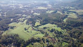 Blue Ridge Parkway overlooking Rockfish River Valley [upl. by Asiret]