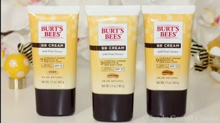 Burts Bees BB Cream with Noni Extract SPF 15  Review amp Swatches [upl. by Petersen]