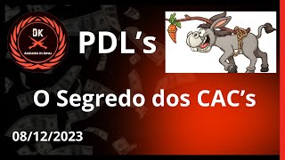 PDL´s  O segredo dos CAC´s  CR do CAC 2023 [upl. by Eeliram241]