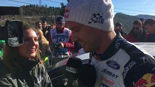 Seb Ogier win MonteCarlo Rally 2018 first words at the end ss17 [upl. by Jeremiah]