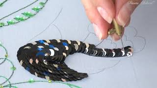 Luneville Embroidery Tutorial Professional Lesson 8 [upl. by Manheim]