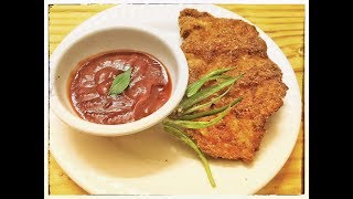 DEEP FRIED CHICKEN BREAST RECIPE  09KITCEN [upl. by Doowrehs]