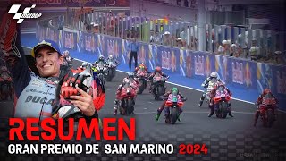 Resumen del GP de Misano  MotoGP 2024 [upl. by Eizle]