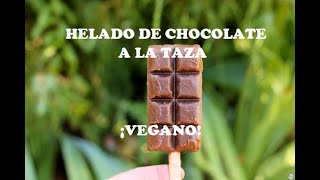 Helado de chocolate a la taza  Receta vegana [upl. by Ifen]