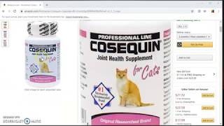 Nutramax Cosequin sprinkle capsules for cats  Click First BEFORE you BUY [upl. by Assilem]