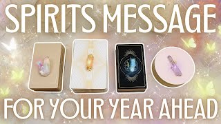 IMPORTANT Spirits Message for Your Year Ahead 𓆃 • PICK A CARD • [upl. by Chery596]