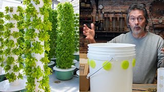 Cheap amp Easy Vertical Tower Garden with No Power Diy Hydroponics [upl. by Kelleher]