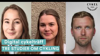 Tre cykelstudier om folkhälsa intressekonflikter och cykelreparation för den oinsatte [upl. by Anitsud974]