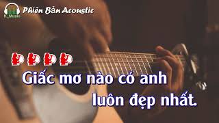 Karaoke NHẮN RẰNG EM NHỚ ANH Acoustic Tone NỮ [upl. by Tabber]