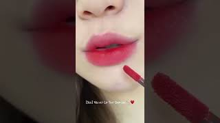 3ce velvet lip tint Daffodil 🍓💝💞 3ce yesstyle lipstain [upl. by Amadus]