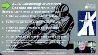 B2Carsharing Üb09 Kap19 irreale Vergleichssätze mit als [upl. by Eshman]