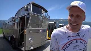 Größte Wohnmobile der Welt mit Hochsitz Lenker und Kaminstube Patrick 28 baut TraumCampervan 🔥 [upl. by Ierbua]