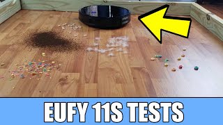 Eufy Boost IQ Robovac 11s REVIEW amp TESTS  Robot Vacuum [upl. by Gilles]