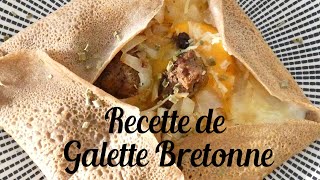 Recette galette Bretonne viande haché [upl. by Ahsoem753]