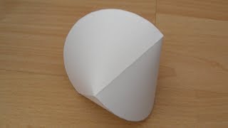 Paper Sphericon Tutorial [upl. by Valenta]