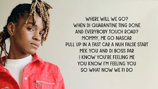 Koffee  Lockdown Lyrics [upl. by Elleinahc]