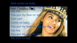 love on top beyonce lyrics [upl. by Beeson]