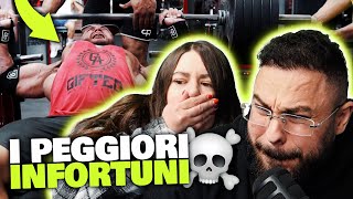 REAGISCO AI TOP 10 PEGGIORI INFORTUNI [upl. by Ahsiekat762]