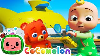 Down by the Bay Submarine Version  CoComelon JJs Animal Time  Classic Animal Nursery Rhymes [upl. by Edelman703]