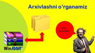 Malumotlarni arxivlash va arxiv fayllarni ochish [upl. by Sitruc574]