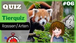 Tier Quiz  Erkenne die verschiedenen Tiere  Teil 6 [upl. by Knudson]