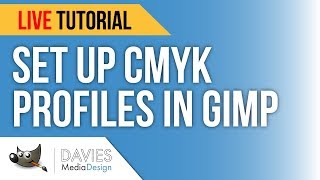 How to Set Up a CMYK Color Profile and Soft Proofing in GIMP [upl. by Kenway]