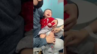 Newborn injection Vaccination Crying 2 month Age shorts [upl. by Brandy]