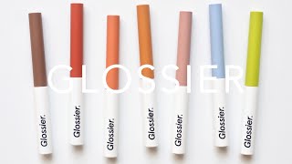 Glossier Skywash  Sheer Matte Eyeshadow Review and Swatches  AD [upl. by Eemaj607]