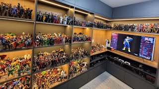 Game Room atualizada Expositor para Action Figures  Games  HQs  Dezembro de 2024 [upl. by Nevi]