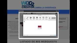 Tutorial Webquest Creator 2 Parte 1 [upl. by Pontias]