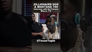 Clip from Zillionaire Doe and Montana 700  Interview  TEXAS TAP IN [upl. by Ludeman859]