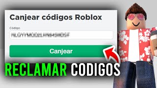 Como Canjear Códigos De Roblox En PC Y Celular  Actualizado [upl. by Shulins]