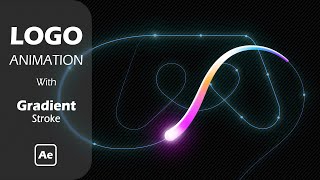 After Effects Tutorial  Pro Logo Animation with Gradient Stroke [upl. by Leggat]