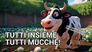 TUTTI INSIEME TUTTI MUCCHE  CANZONI PER BAMBINI [upl. by Kachine]