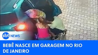 Bebê nasce em garagem no Rio de Janeiro [upl. by Matheson]