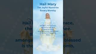 Hail Mary Rosary Prayer  Rosary Monday  Joyful Mysteries  Ave Maria Piano hailmary [upl. by Yrelle]