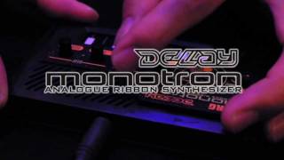 Korg Monotron Delay Analogue Ribbon Synthesizer at Soundsliveshopcom [upl. by Danuloff]