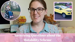 Answering Questions about the Motability Scheme [upl. by Airec]