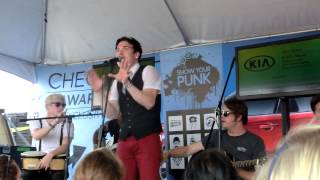 Set It Off  Nightmare  live acoustic  Vans Warped Tour 2013 Buffalo [upl. by Ernie]