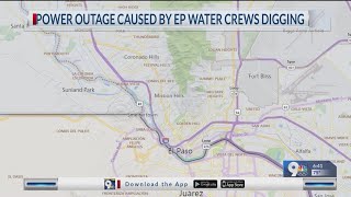 Power outage caused by EP Water crews digging [upl. by Neri439]