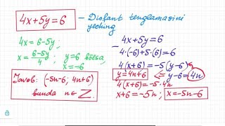 Diofant tenglamasi INSPIRING EDUCATION математика maths matematika diofant [upl. by Kaylyn]