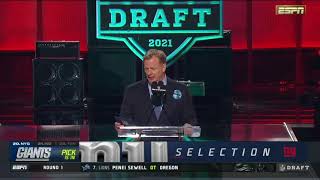 Giants Draft Kadarius Toney with the 20th Overall Pick  2021 NFL Draft Highlights [upl. by Manvil191]